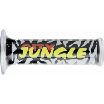 Řazení (gripy) HARRIS 01684-CJ (HARRIS řazení (gripy) 01684-CJ CITY JUNGLE (120 mm/22 mm) bez otvoru barva černá/bílý/žlutá)