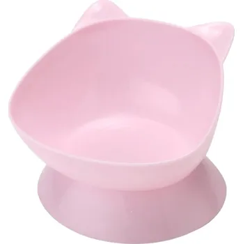 Miska pro psa Zvednutá šikmá miska pro kočky a psy | miska pro zvířata, ergonomická miska - Růžová-1052