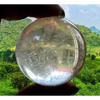 Křišťálová koule téměř čistá v A kvalitě, 4,4 cm