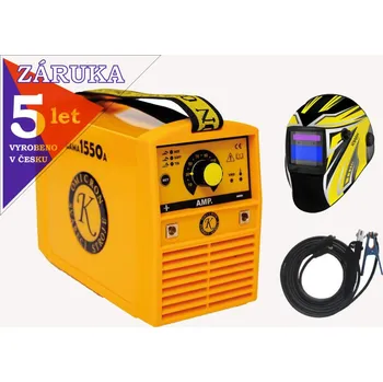 Svářečka Omicron GAMA 1550A + kabely 25/3m + kukla KWX3, záruka 3+2 roky