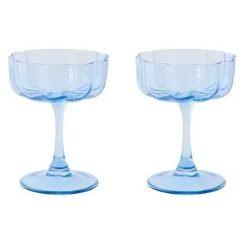 Sklenice Sada dvou skleniček na nožce Twist & Match Blue