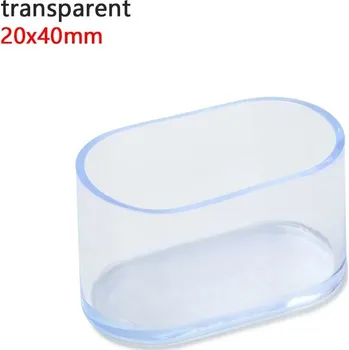 Chránič podlahy Protiskluzové silikonové návleky na nábytek a podlahu | ochrana nábytku, silikonové krytky - průhledný 3