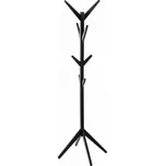 5five Dřevěné ramínko na šaty do předsíně, 178 cm, černé