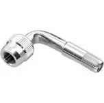 V BIKE (VICMA) úhlový adaptér (90˚) pro ventil kola stříbrná (12028) (V BIKE (VICMA) úhlový adaptér (90˚) pro ventil kola stříbrná (12028))