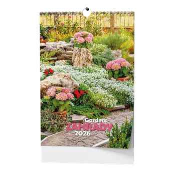 Diář Nástěnný kalendář 2026 Baloušek - Zahrady