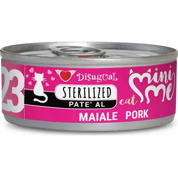 Krmivo pro kočku 24ks-24x85g Disugual Mini-Me Sterilised vepřové vlhké krmivo pro kočky
