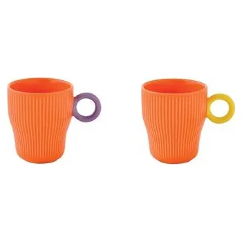 Sada dvou porcelánových hrnků Twist & Match Orange (cs, Easy Life)