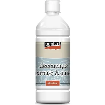 Pentart Lepidlo a lak na decoupage hedvábný lesk PENTART 1000 ml