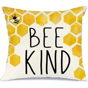 Polštář Roztomilý povlak na polštář s včelkou | povlak polštář, dekorativní polštář - VČELÍ KRÁL