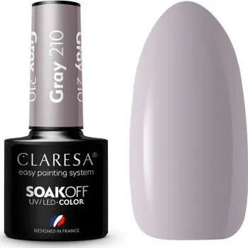 Lak na nehty Gel lak CLARESA® Gray 210 5ml