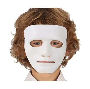 Karnevalový kostým Fiestas Guirca Maska bílá na domalování dětská velikost