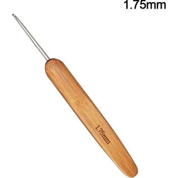 Jehlice Bambusové háčkovací jehlice pro jemné pletení | háčkovací pomůcka, jehlice - 1,75 mm