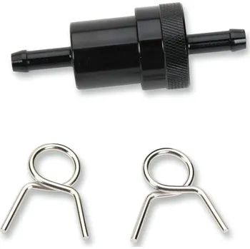 Palivový systém pro motocykl PLYNOVÝ FILTR ČERNÝ 1/4 14-34472