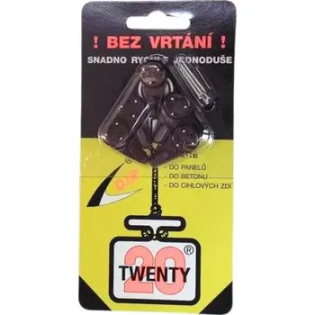 Věšák Háček TWENTY UNI.U8 Čn blistr DI1010