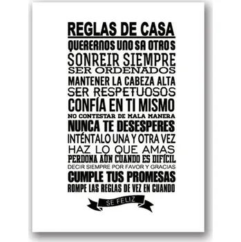 Obraz Motivační obraz se španělským citátem na plátně | Moderní dekorace, Umělecký tisk - 7PH428 , A3 30x42 cm Bez rámu