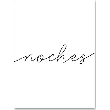 Obraz Motivační obraz se španělským citátem na plátně | Moderní dekorace, Umělecký tisk - 7PB91 , A3 30x42 cm Bez rámu