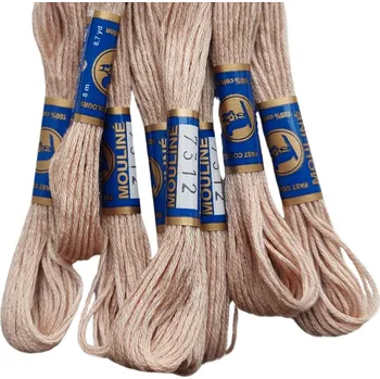Příze Bavlnka na vyšívání MOULINE - 7312 (Vyšívací příze Mouline Niťárna)