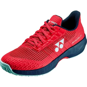 Oblečení a móda Dětská tenisová obuv Yonex PC AD-ACCEL Junior Clay Sunset Red EUR 37