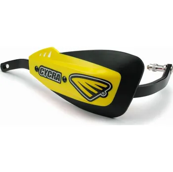 CYCRA kryty páček (HANDBARY - alu výstuha) s upevněním (28,6mm - upevnění 1CYC-1156-12 v sadě) model sérieS ONE barva žlutá (CYCRA kryty páček (HANDBARY - alu výstuha) s upevněním (28,6mm - upevnění 1CYC-1156-12 v sadě) model sérieS ONE barva žlutá)