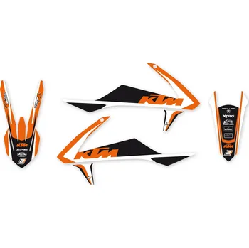 Samolepicí dekorace na vozidlo BLACKBIRD sada samolepek (dýhy) KTM SX/SX-F 16-18, EXC/EXC-F 17-19 DREAM 4 barva oranžová černá (BLACKBIRD sada samolepek (dýhy) KTM SX/SX-F 16-18, EXC/EXC-F 17-19 DREAM 4 barva oranžová černá)