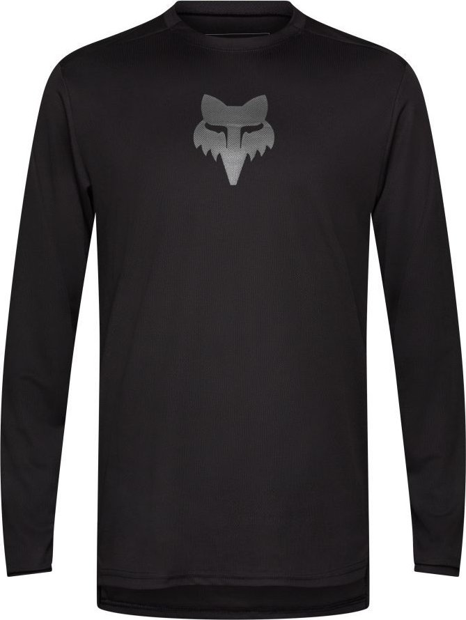 Cyklistický dres Fox Ranger LS Jersey Fox Head Black - XL