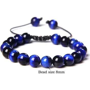 Náramek Náramek tygří oko pro muže | šperky - 5 Tygří tygří oko