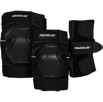 Kolečkové brusle Inline chrániče Powerslide Standard Men Set Black L