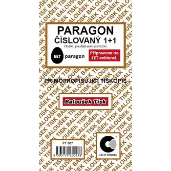 Baloušek Tisk PT007 paragon číslovaný…