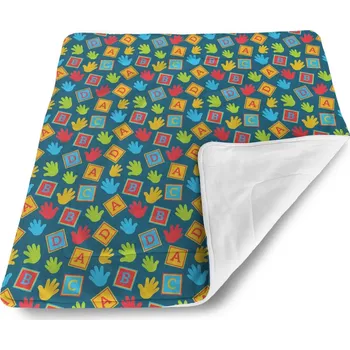 deka Sablio Dětská deka pro miminko ABC - 80x100 cm