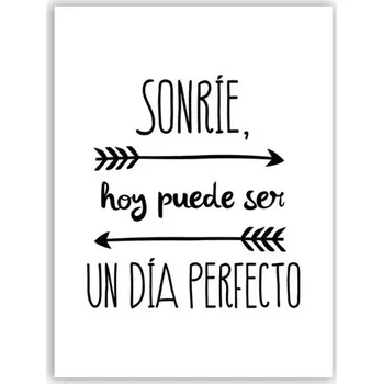Obraz Motivační obraz se španělským citátem na plátně | Moderní dekorace, Umělecký tisk - 7Q204 , 13x18 cm Bez rámu
