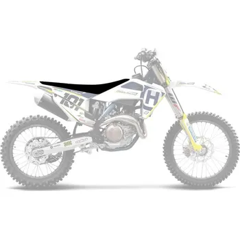 Moto sedlo BLACKBIRD potah sedla HUSQVARNA FC/TC 19-22, TE/FE 20-23 zebra barva žlutá černá (BLACKBIRD potah sedla HUSQVARNA FC/TC 19-22, TE/FE 20-23 zebra barva žlutá černá)