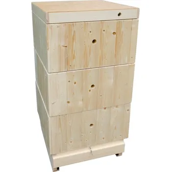 Včelí úl nástavkový - sestava Čechoslovák palubková zateplená 2 cm