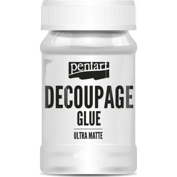 Kancelářské lepidlo Pentart Lepidlo a lak na Decoupage PENTART 100 ml ULTRA MAT