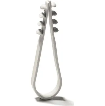 kabelová chránička příchytka pro volné vodiče, průměr svazku 8-28 mm, světle šedá SCHNABL DKS 8-28