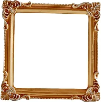 Šperkovnice Vintage rámeček na šperky a kosmetiku | dekorativní stojan, retro šperkovnice - Zlato