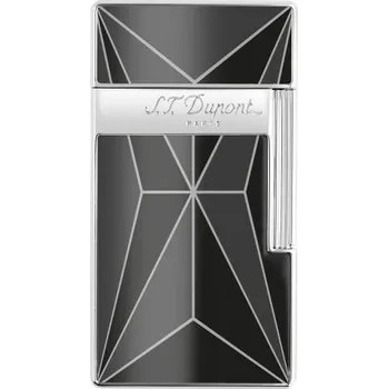 Zapalovač S.T. DUPONT - BIGGY - LACQUERED BLACK FIRE X - Turbo zapalovač