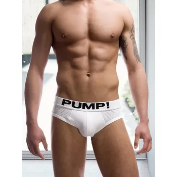 Slipy Pánské boxer síťované slipy PUMP! Barva: Bílá, Velikost: M