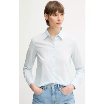 Pánská košile Bavlněná košile United Colors of Benetton 5WPQDQ0AX modrá 50X, vel. L