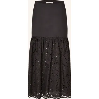 Dámská sukně Inwear Dámská Sukně Faithiw S Děrovanou Krajkou, černá, 36