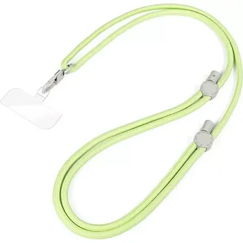 Pouzdro na mobilní telefon DUX DUCIS Plaz - popruh na telefon přes tělo - zelená/žlutá