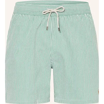 Pánské plavky Polo Ralph Lauren Pánské Koupací Šortky, mátová / bílá, 56/XXL