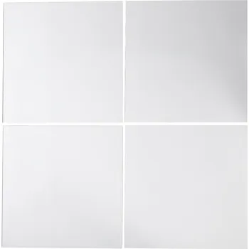 Kosmetické zrcátko Nalepovací zrcadlo sada 4 ks, barva viz.obrázek