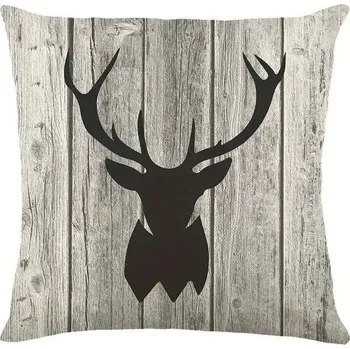 Povlak na dekorativní polštářek Moderní povlak na polštář s jelenem pro moderní dekorace | povlak polštář, dekorativní polštář - Los 4