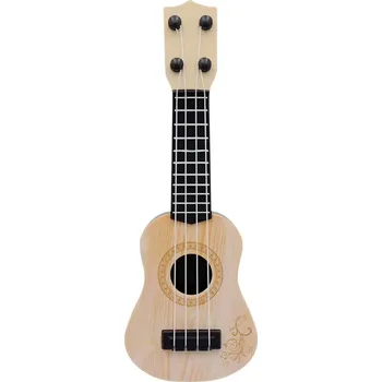 Hudební nástroj pro děti Dětské ukulele pro začátečníky s nylonovými strunami | hudební hračka - Bílý