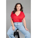 ELDAR Miriam tričko s krátkým rukávem červené - ELDRED/červená / L ELD5M019-RED