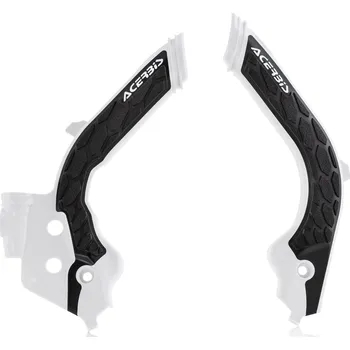 ACERBIS kryty rámu X-GRIP HUSQVARNA FC / TC 19-22, FE / TE 20-23, GAS GAS EC / EC-F / MC / MC-F 21-23 barva bílá / černá (ACERBIS kryty rámu X-GRIP HUSQVARNA FC / TC 19-22, FE / TE 20-23, GAS GAS EC / EC-F / MC / MC-F 21-23 barva bílá / černá)