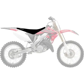 Moto sedlo BLACKBIRD potah sedla HONDA CR 125/250 02-07, CRF 450F 02-04 zebra barva černá červená (BLACKBIRD potah sedla HONDA CR 125/250 02-07, CRF 450F 02-04 zebra barva černá červená)
