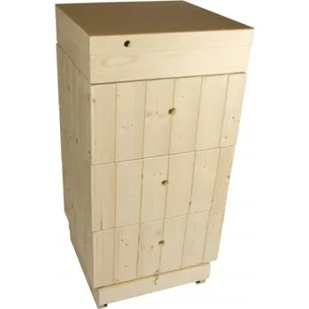 Včelí úl nástavkový - sestava 39x24 palubková zateplená 2 cm s krmítkem