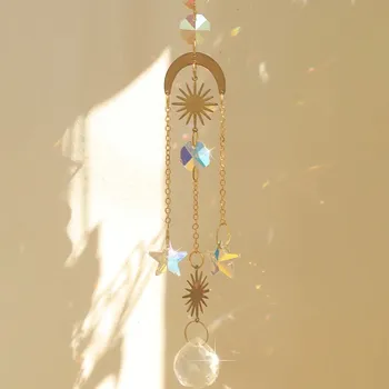 Zahradní dekorace Duhový krystal na zavěšení do zahrady | zahradní dekorace, venkovní dekorace - lapač slunce MS6545