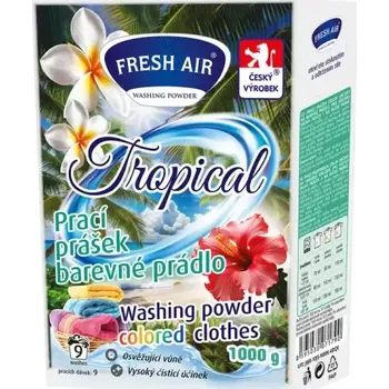Prací prášek Fresh Air Prácí prášek na barevné prádlo Tropical 1 kg